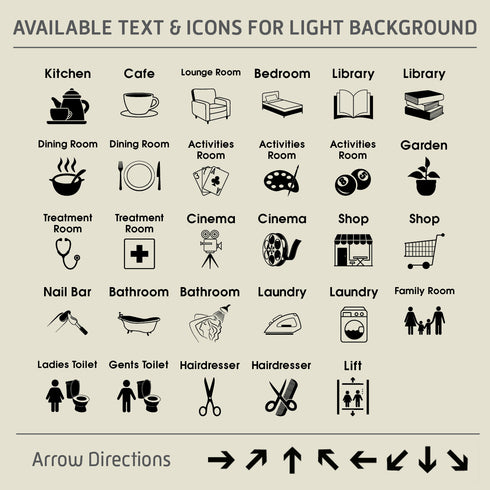 Wayfinding Signage (Rectangle Directional)
