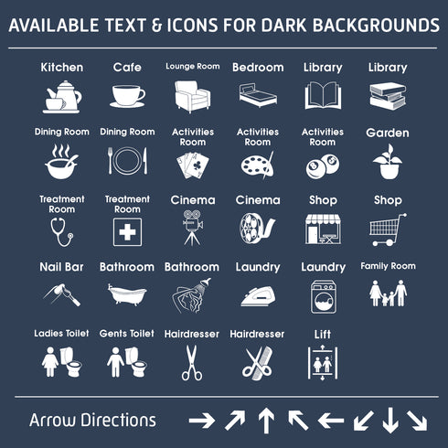 Wayfinding Signage (Rectangle Directional)